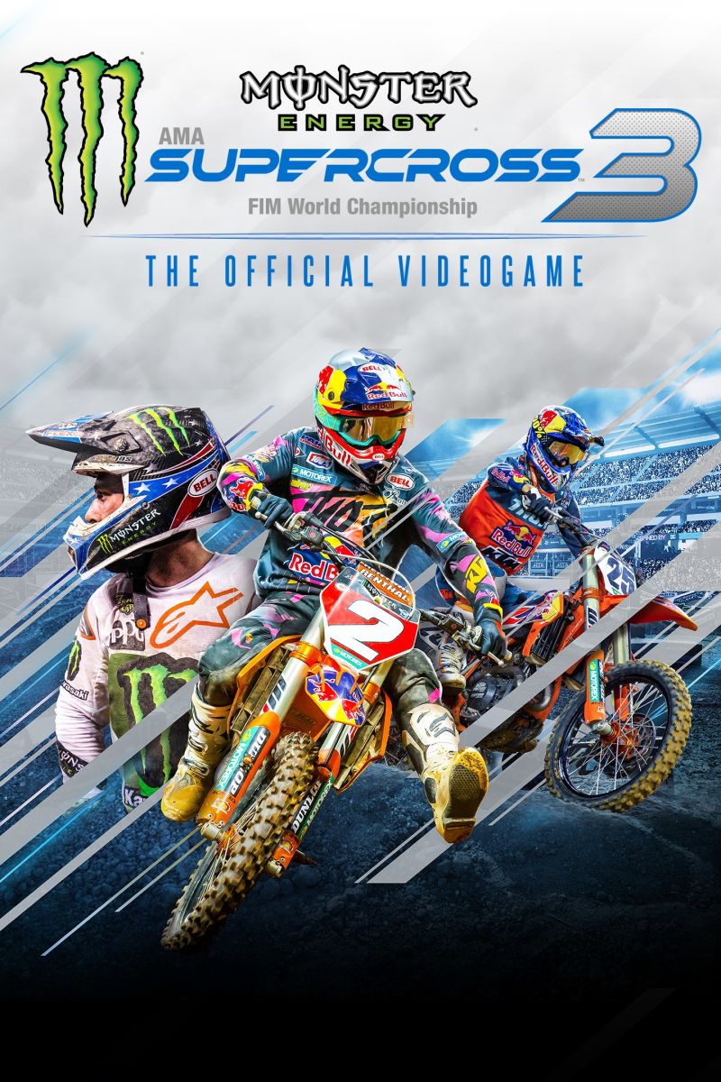 Monster Energy Supercross – The Official Videogame 3 key art