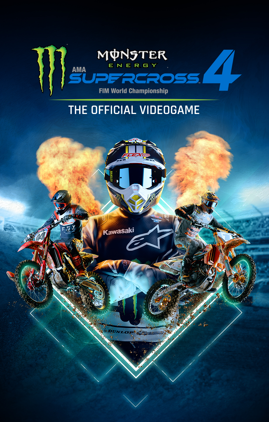 Monster Energy Supercross – The Official Videogame 4 key art