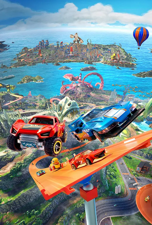Hot Wheels Infinite Rush key art